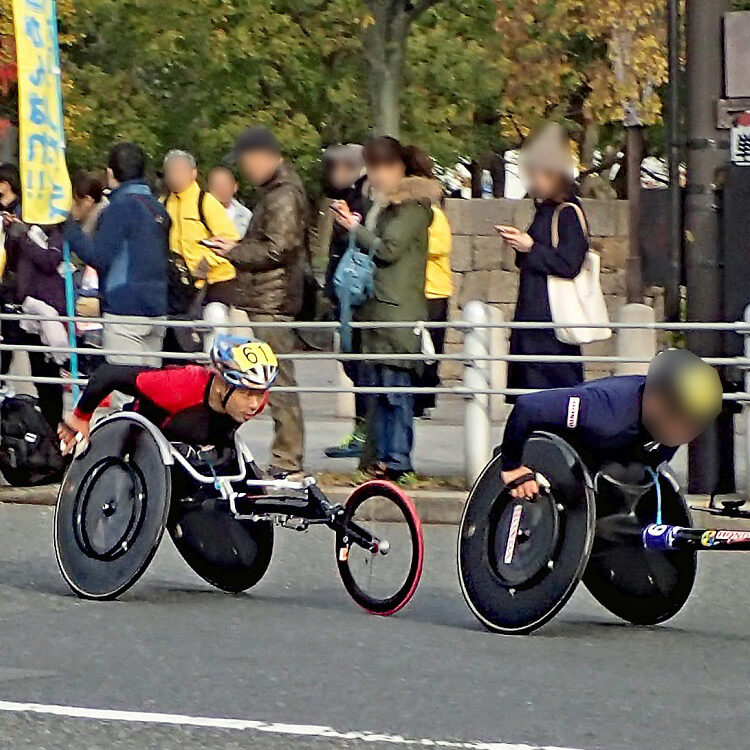 大阪マラソン2019に続き、大阪マラソン2024でも当社-𠮷田高志選手が優勝（車いすの部）